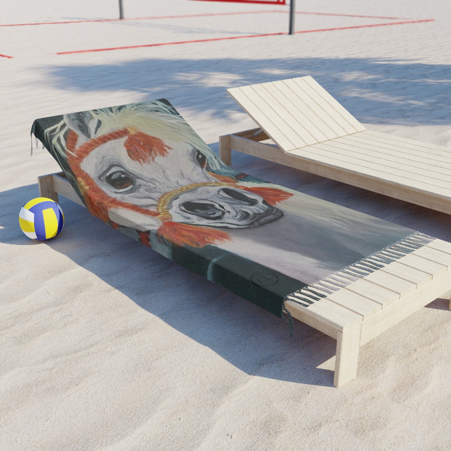 Boho Beach Cloth with "Al-Mahra" Artwork