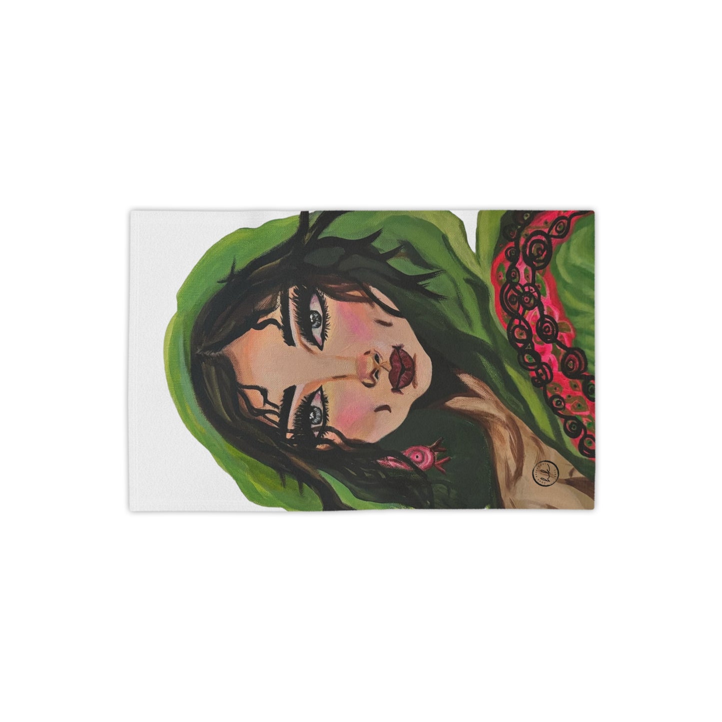 Beach Towel with "Sultana" Artwork