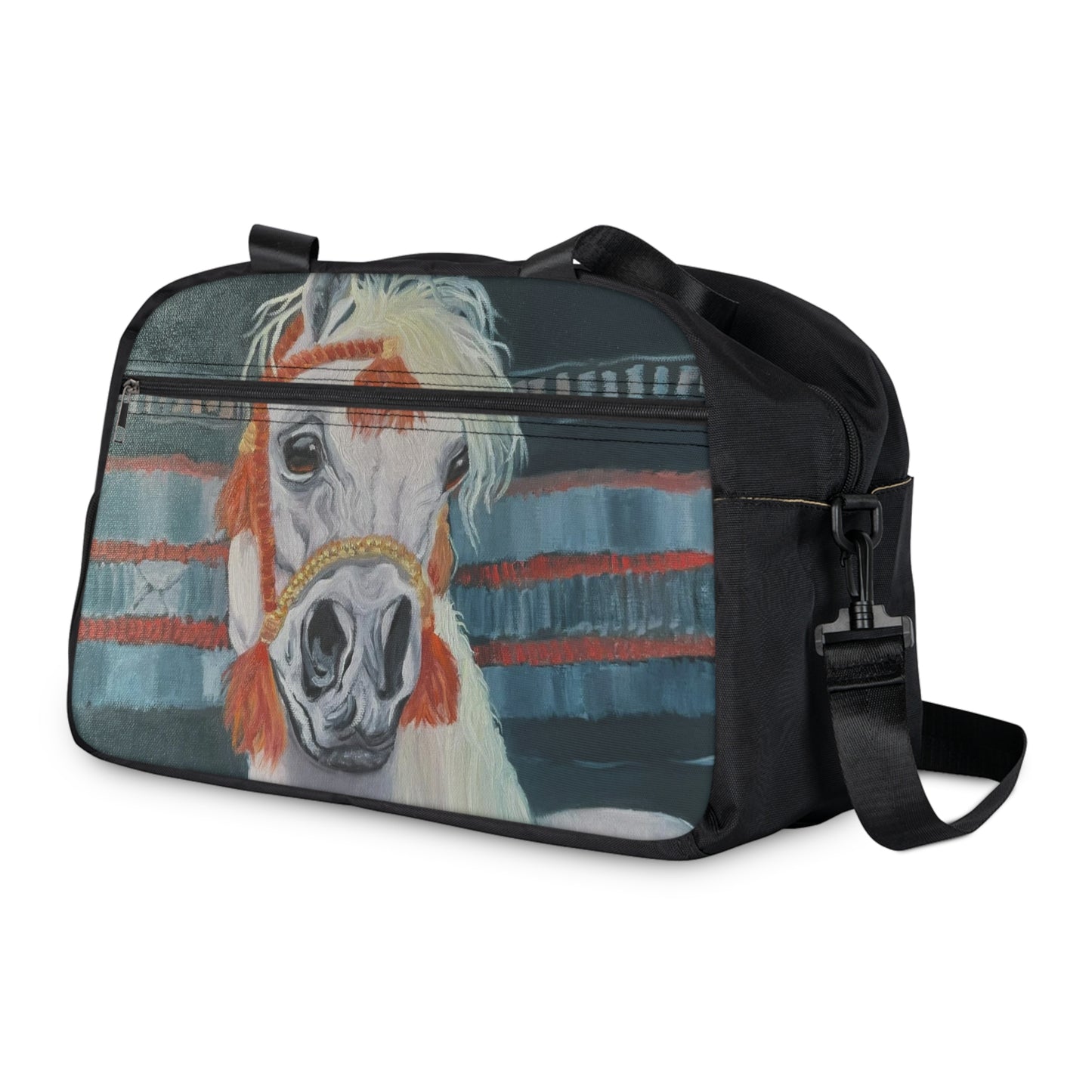 Fitness Handbag with "Al-Mahra" Artwork