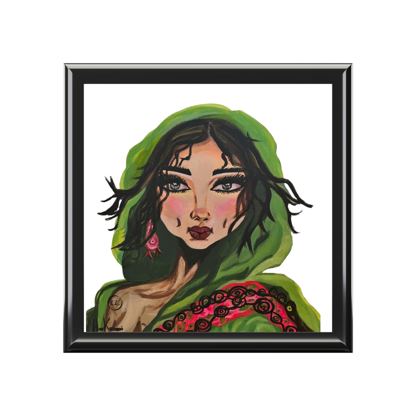 "Sultana" Artwork Jewelry Box