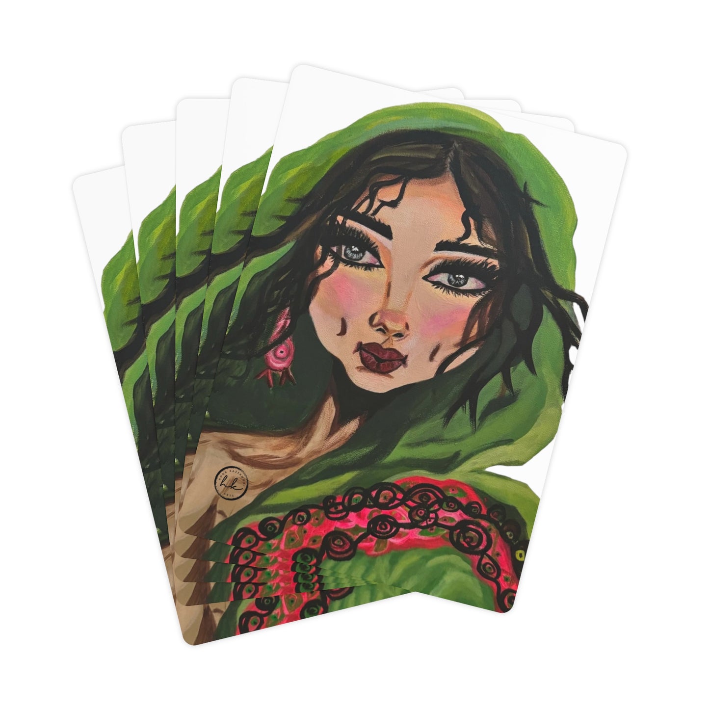 "Sultana" Artwork Poker Cards