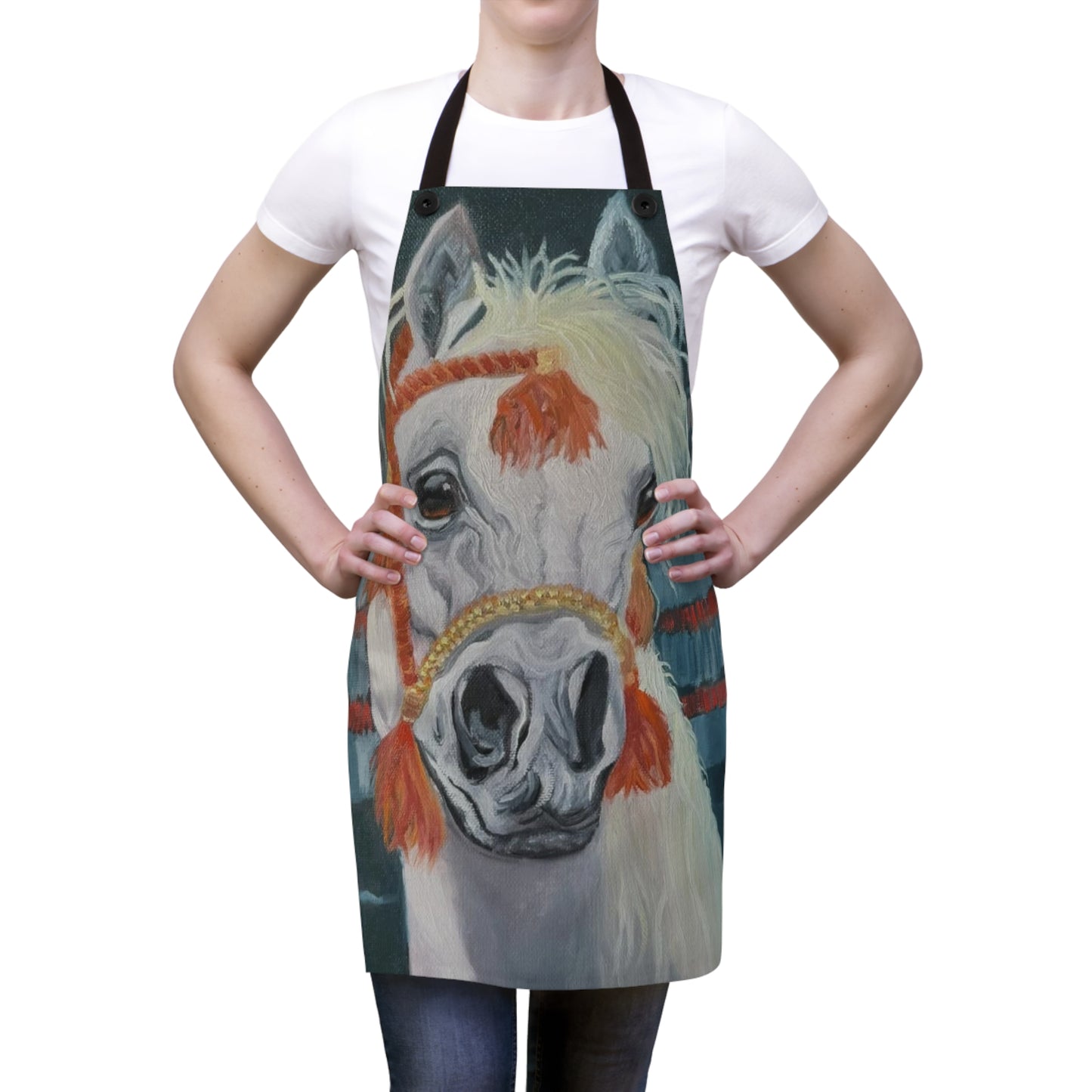 Elegant "Al-Mahra" Art Apron