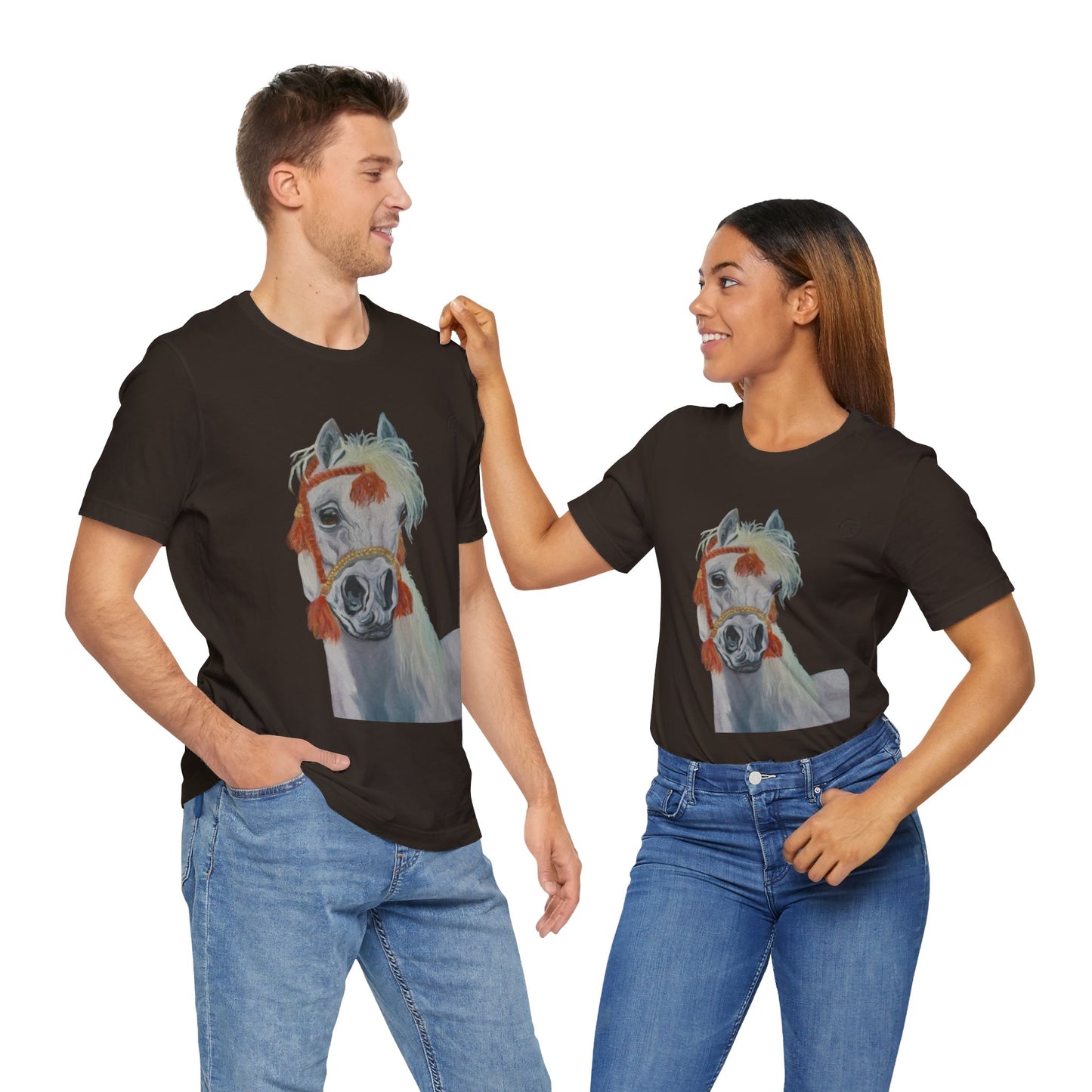 Unisex Jersey Short Sleeve Tee with "Al-Mahra" Artwork
