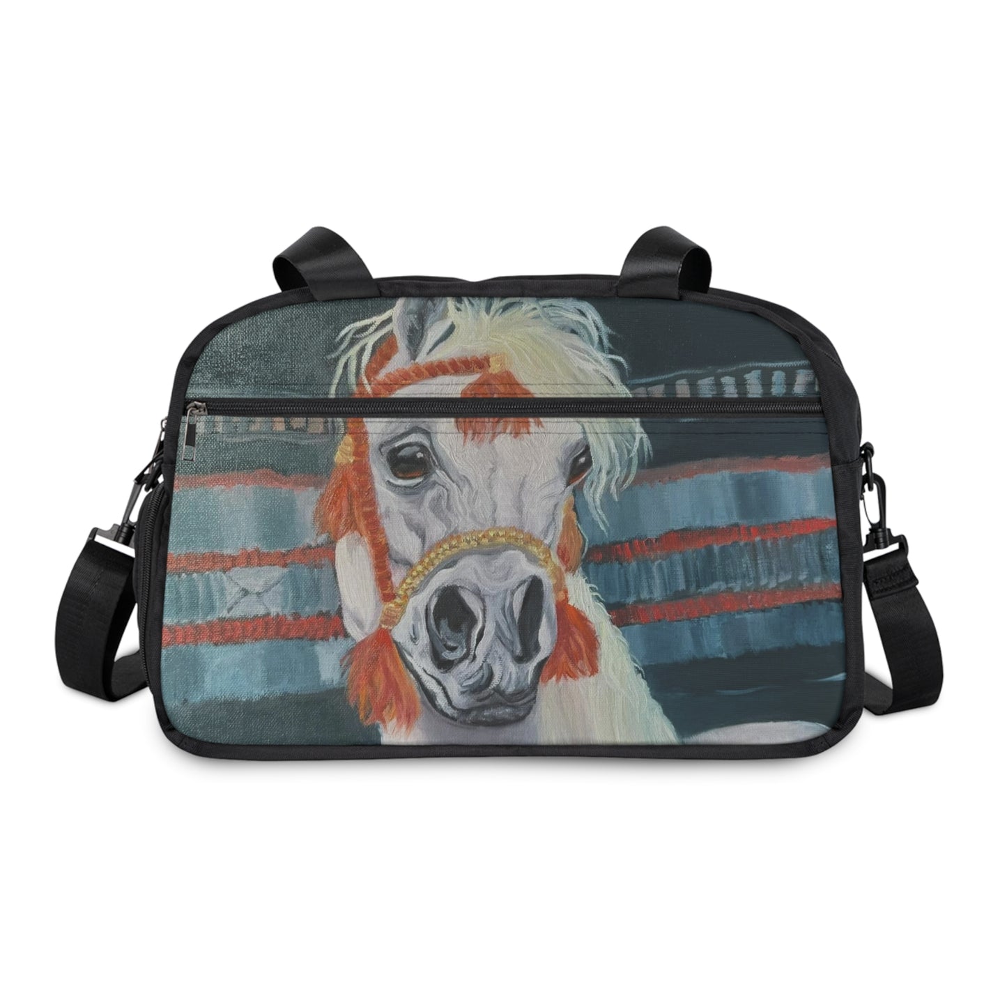 Fitness Handbag with "Al-Mahra" Artwork