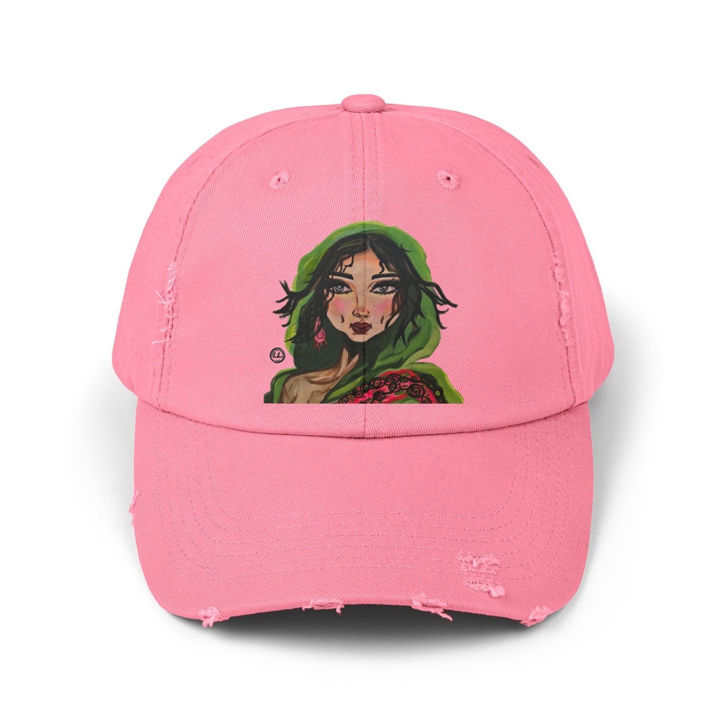 Cap with "Sultana" Artwork - Pink
