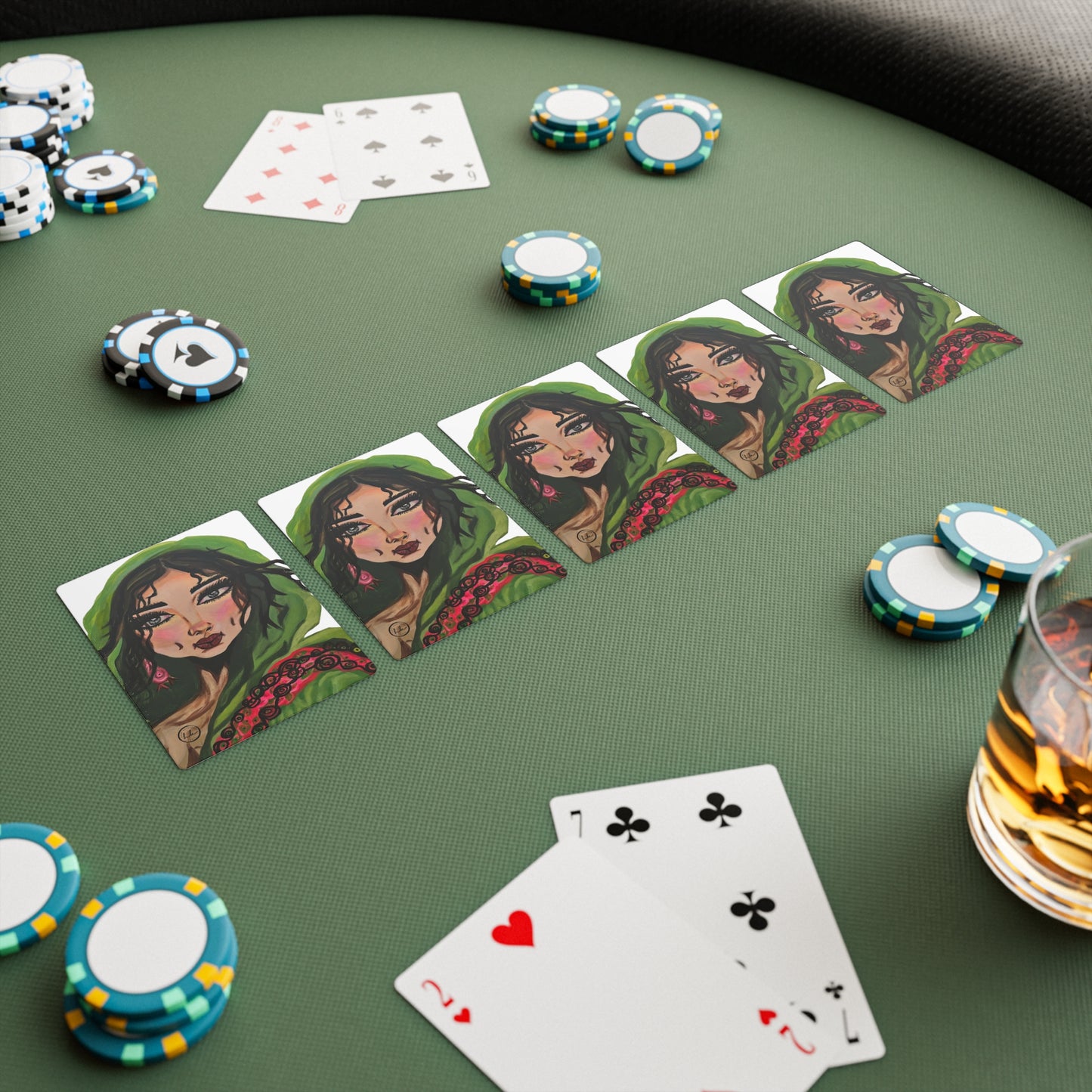 "Sultana" Artwork Poker Cards