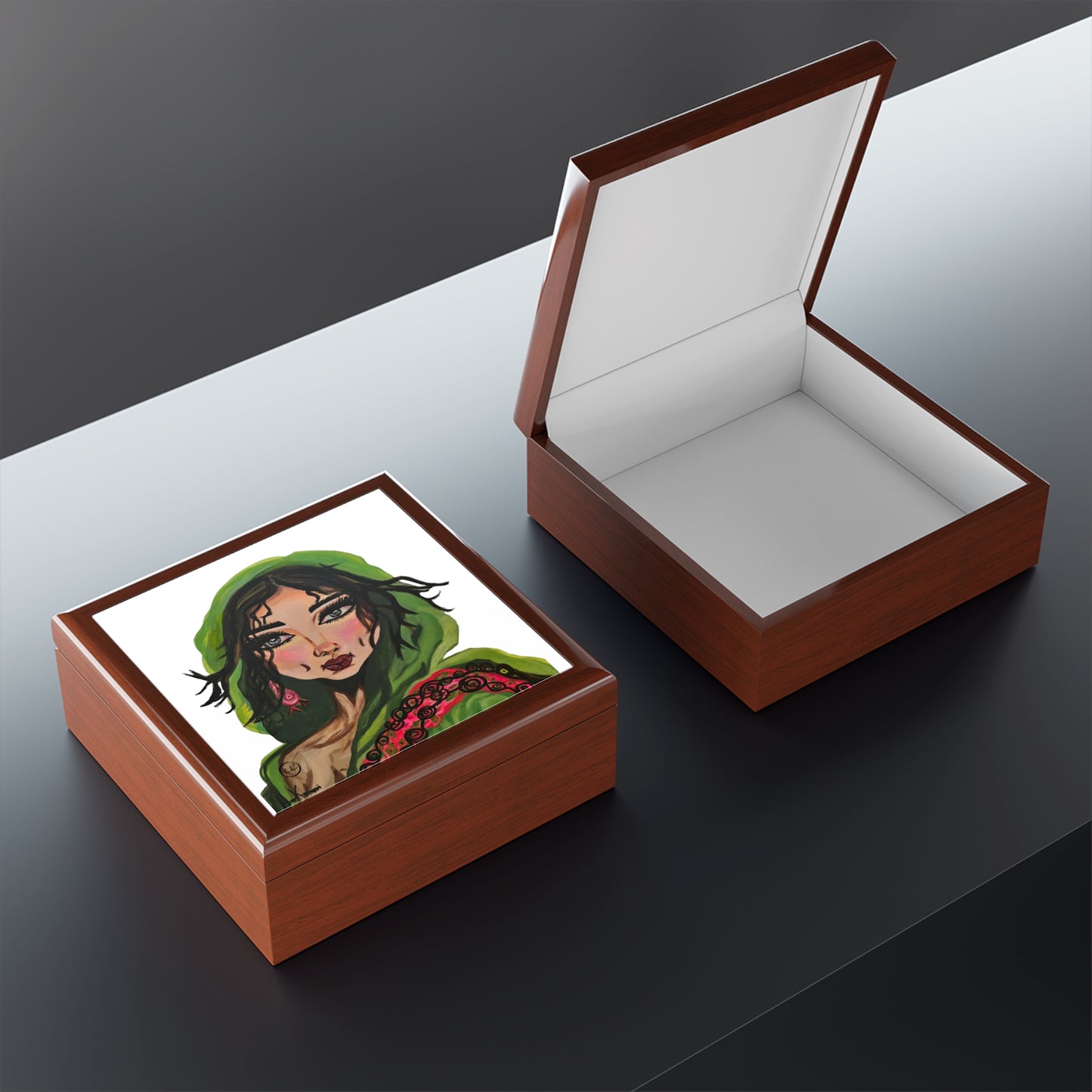 "Sultana" Artwork Jewelry Box