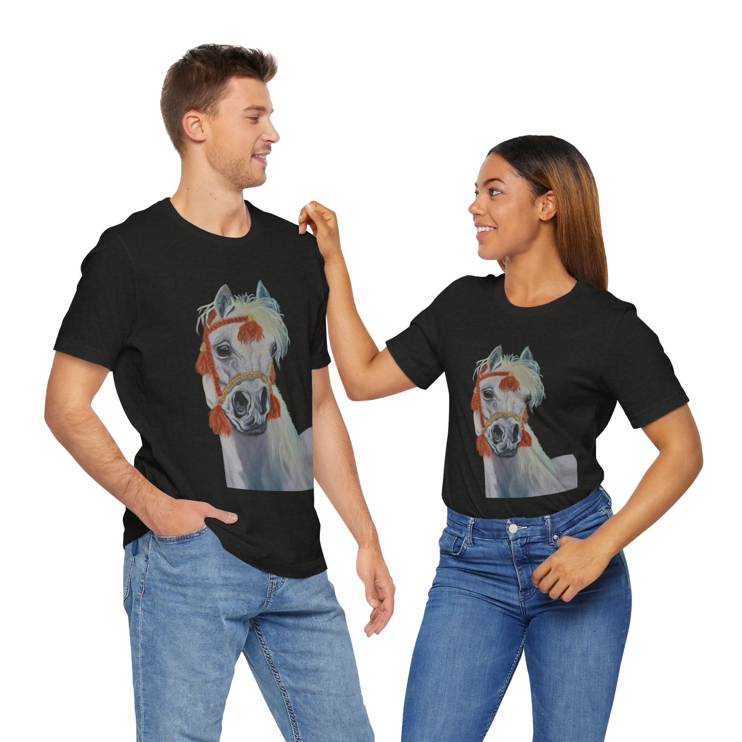 Unisex Jersey Short Sleeve Tee with "Al-Mahra" Artwork