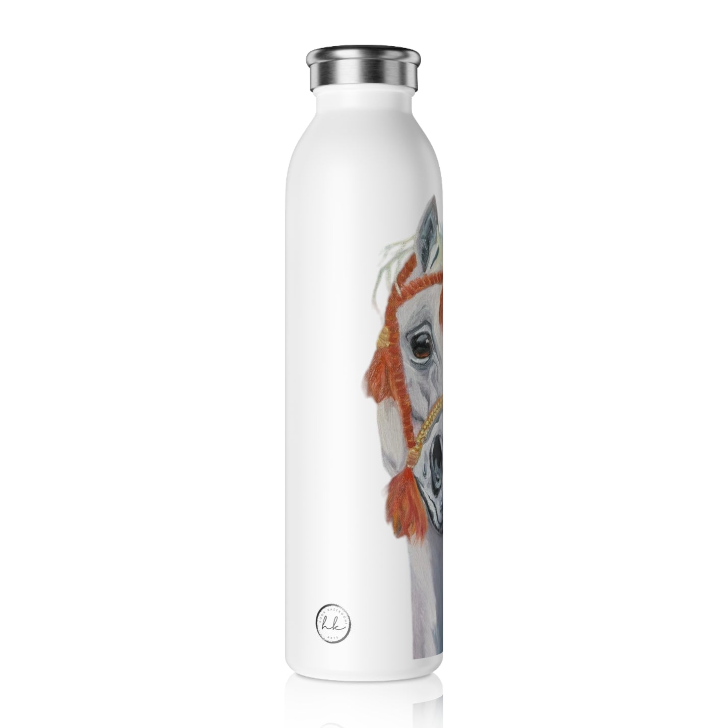 "Al-Mahra"Artwork Slim Water Bottle
