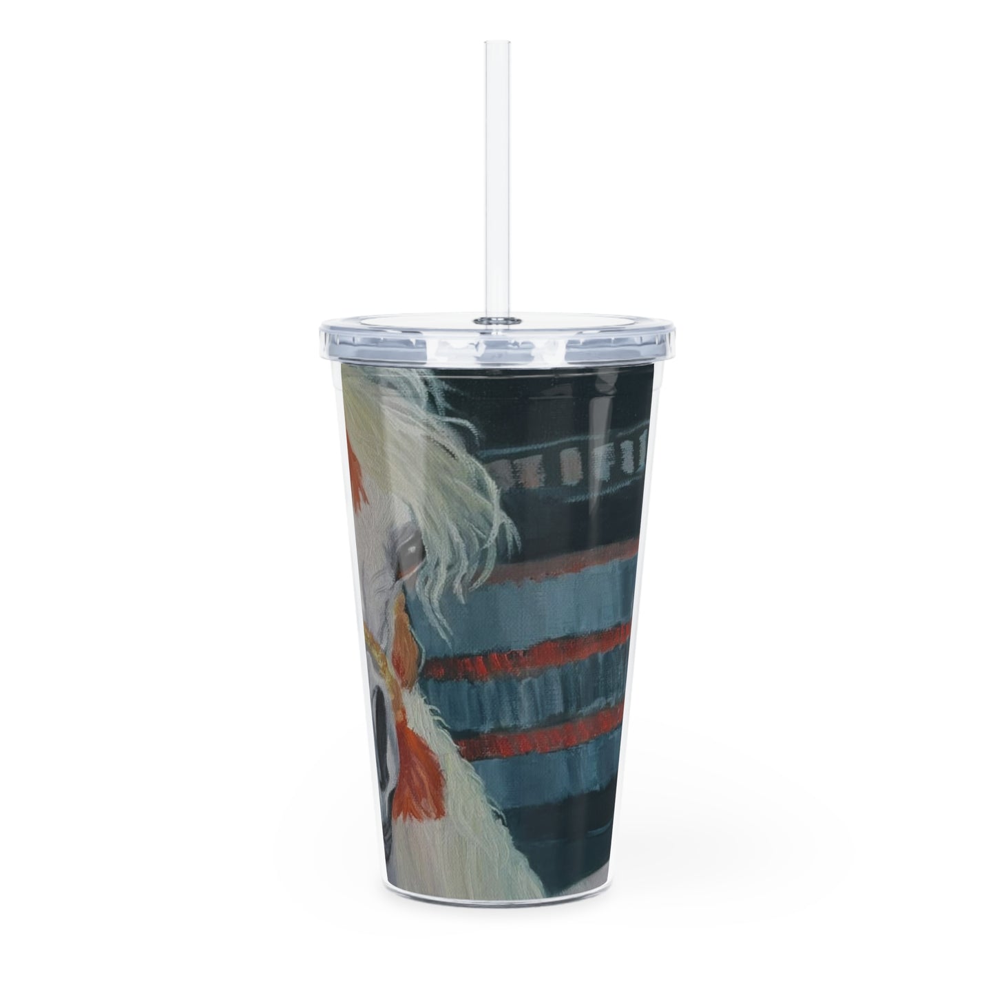 "Al-Mahra" Artwork Tumbler with Straw