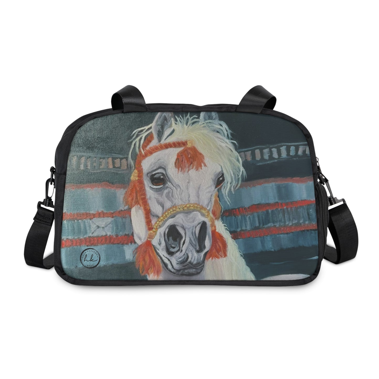 Fitness Handbag with "Al-Mahra" Artwork