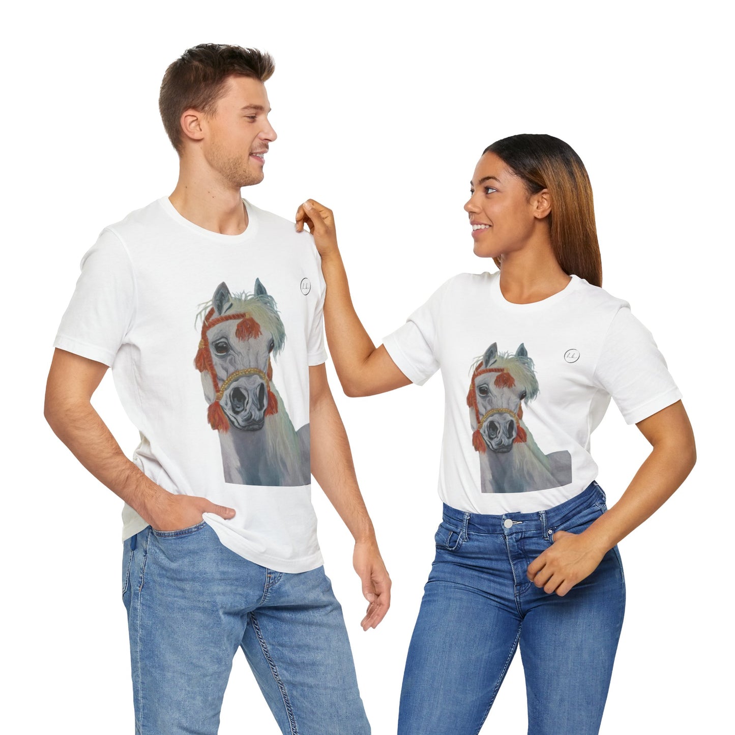 Unisex Jersey Short Sleeve Tee with "Al-Mahra" Artwork