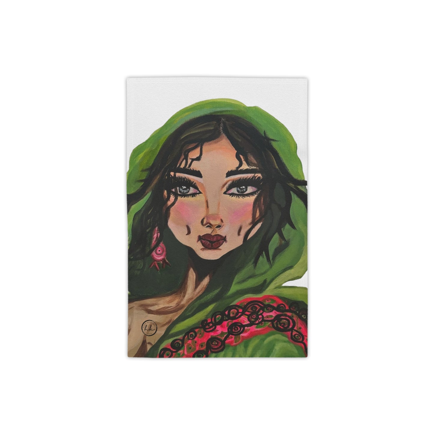 Beach Towel with "Sultana" Artwork