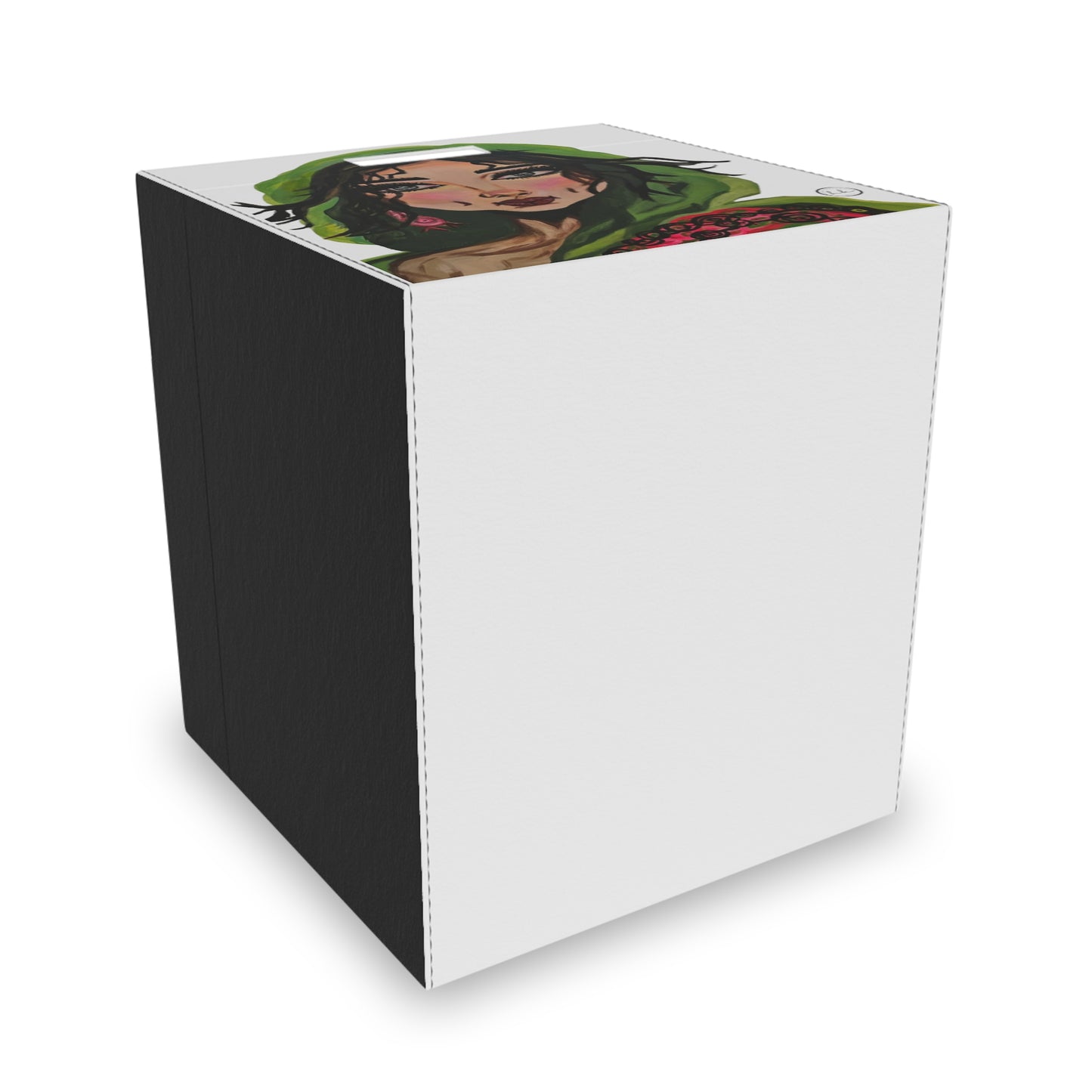 Felt Storage Box with "Sultana" Artwork