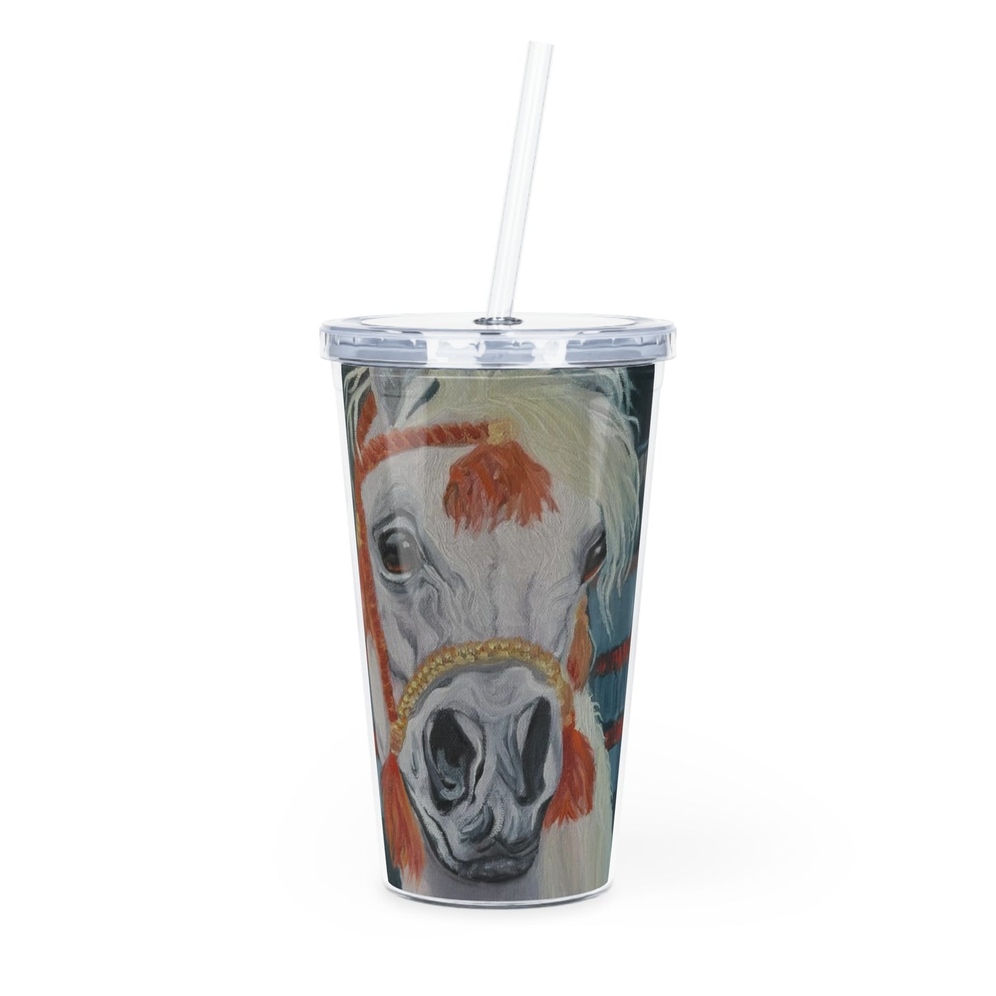 "Al-Mahra" Artwork Tumbler with Straw