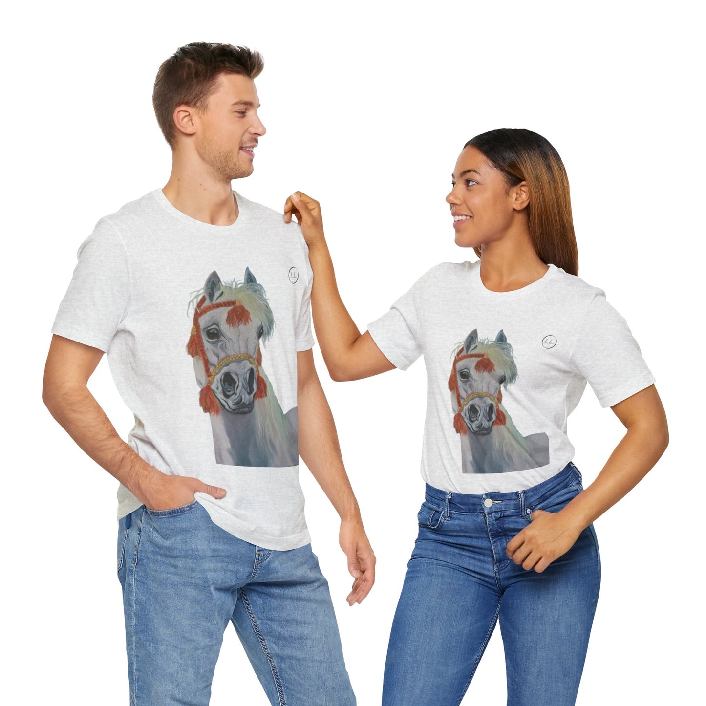 Unisex Jersey Short Sleeve Tee with "Al-Mahra" Artwork