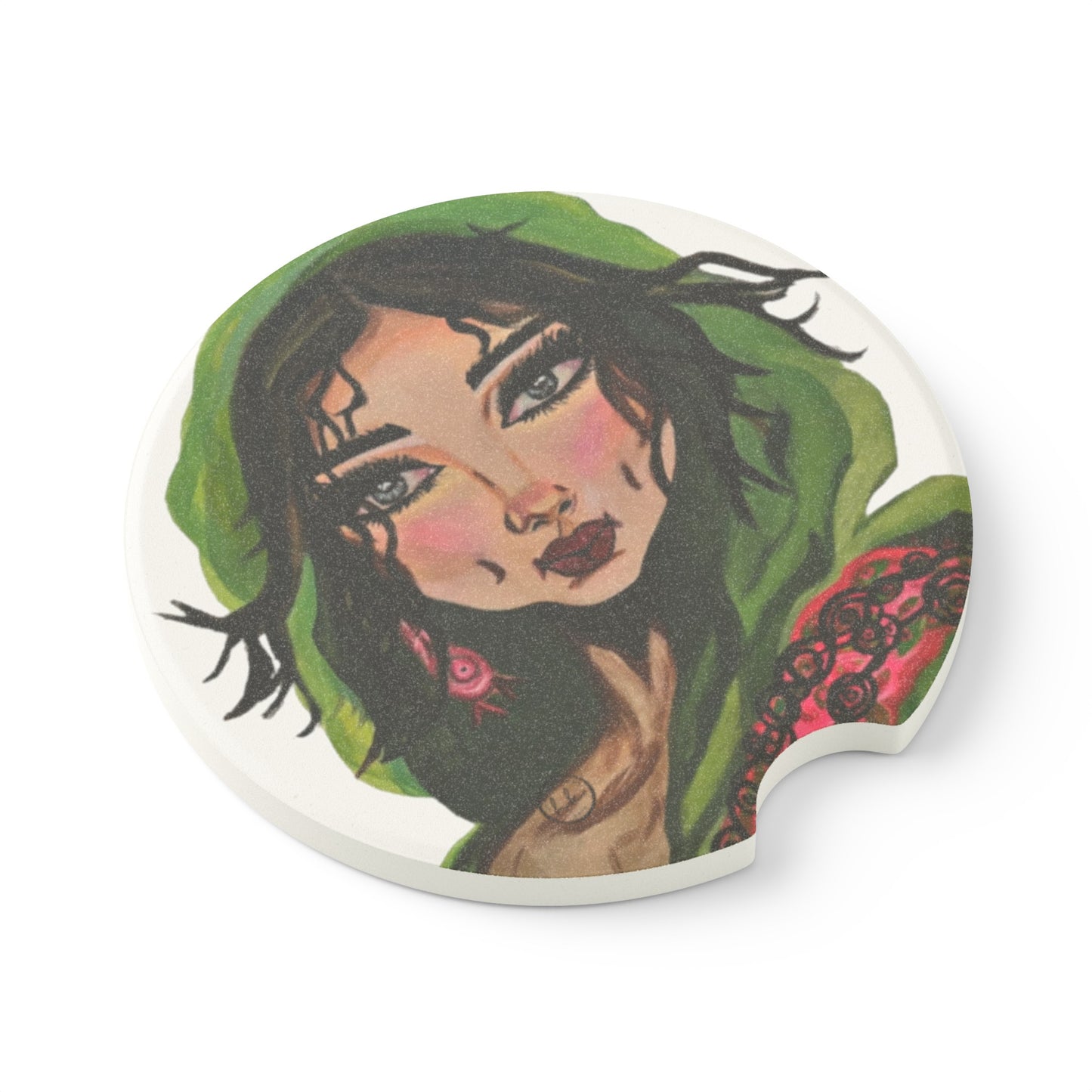 "Sultana" Artwork Soapstone Car Coaster