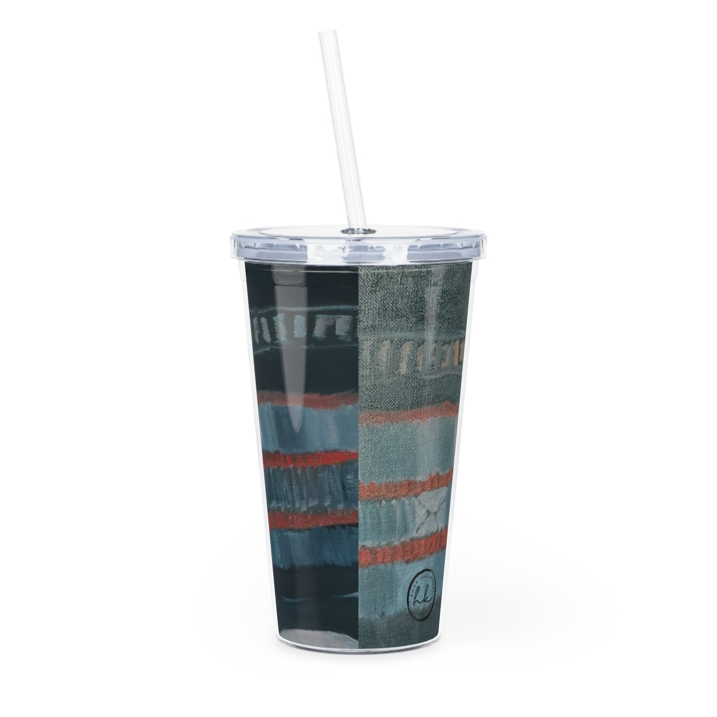 "Al-Mahra" Artwork Tumbler with Straw