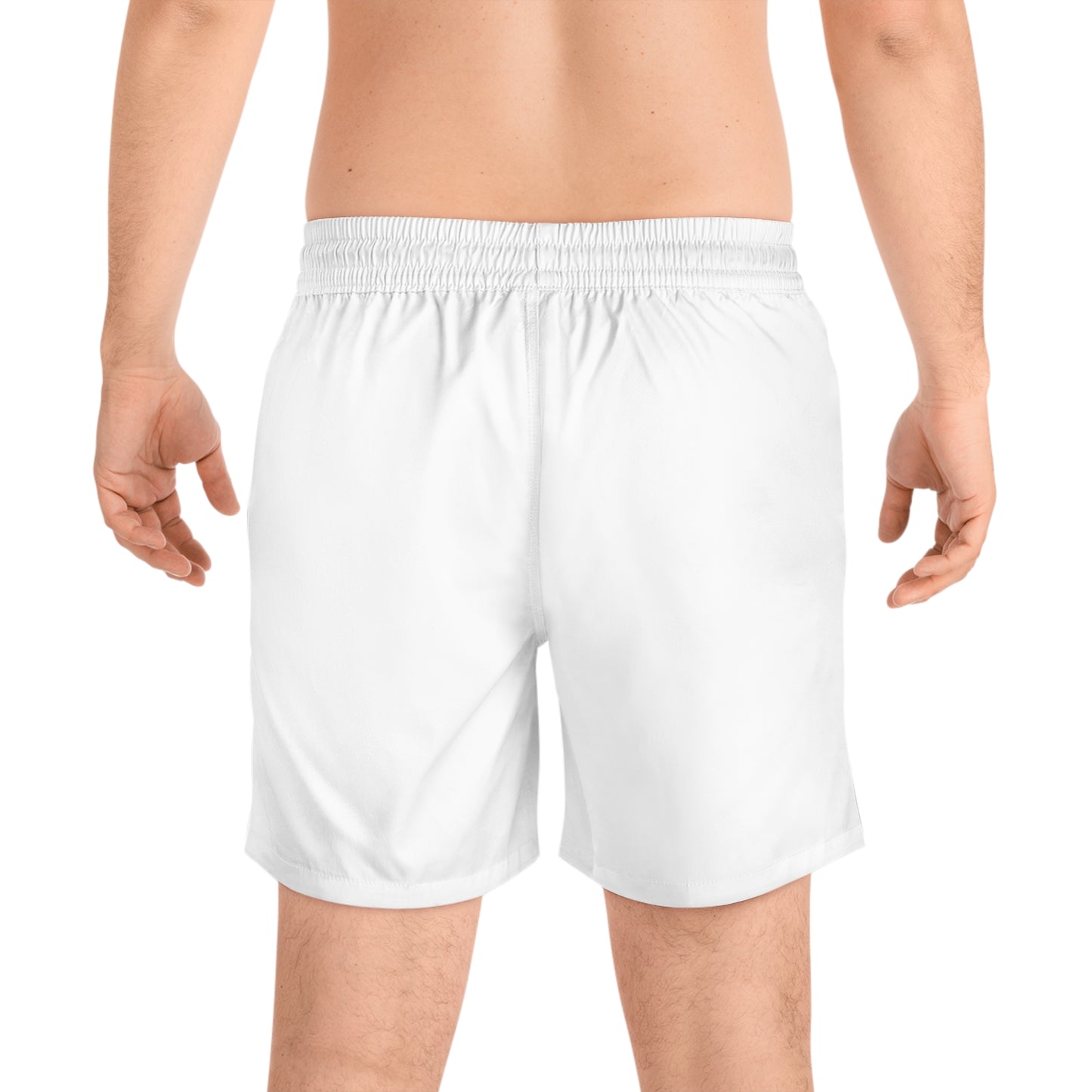 Men's Mid-Length Swim Shorts with "Al-Mahra" Artwork