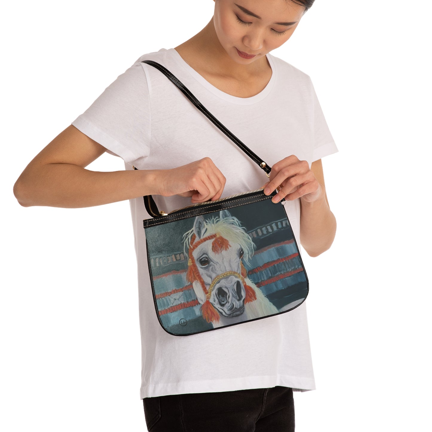 "Al-Mahra" Artwork Small Shoulder Bag