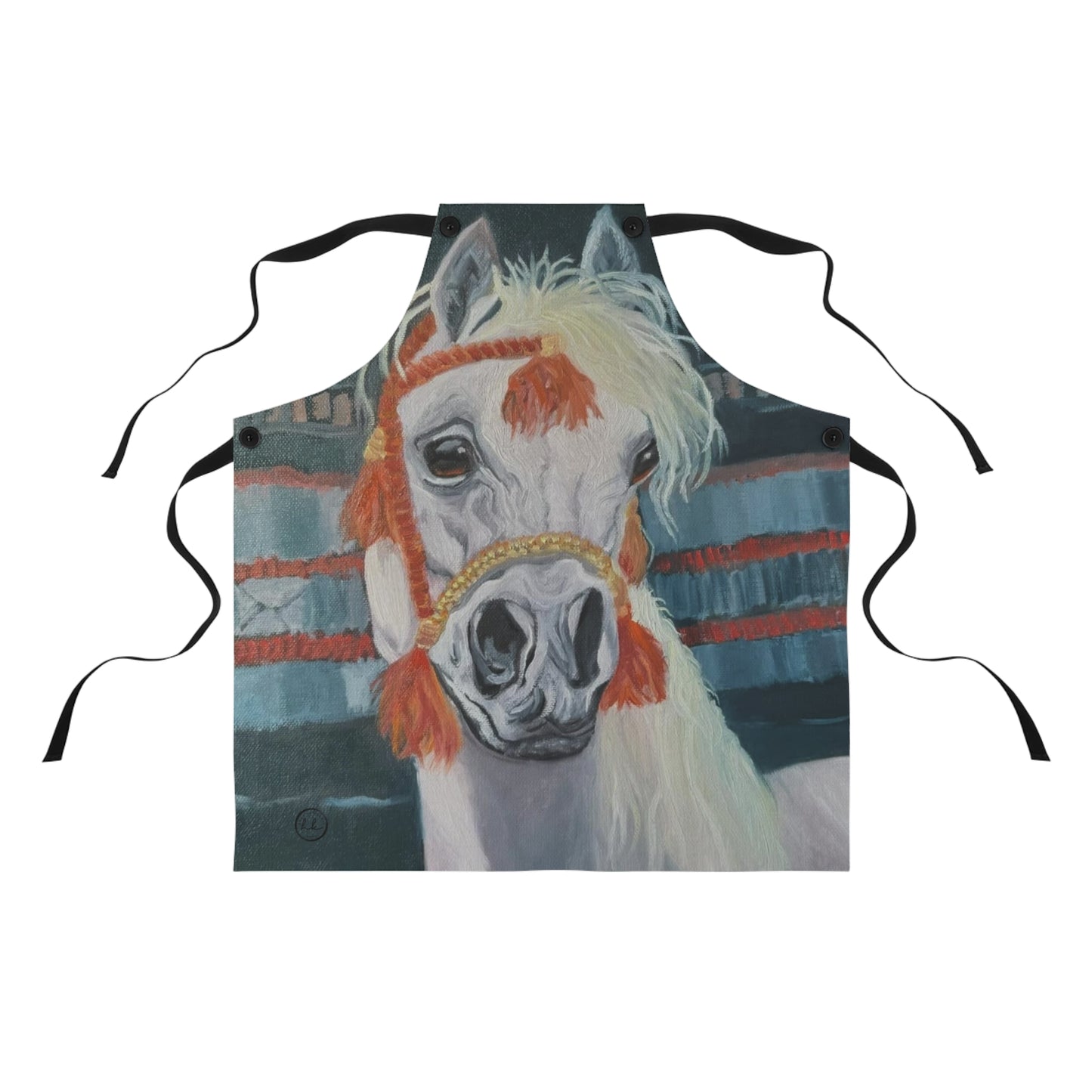 Elegant "Al-Mahra" Art Apron