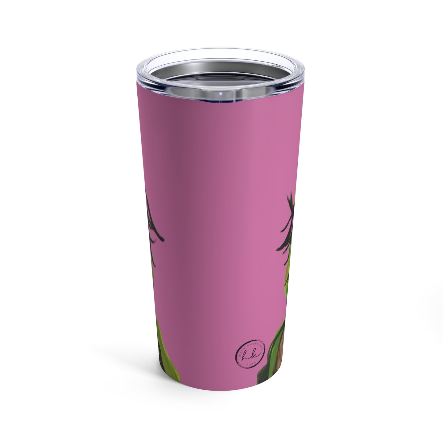 Pink Tumbler with "Sultana" Artwork