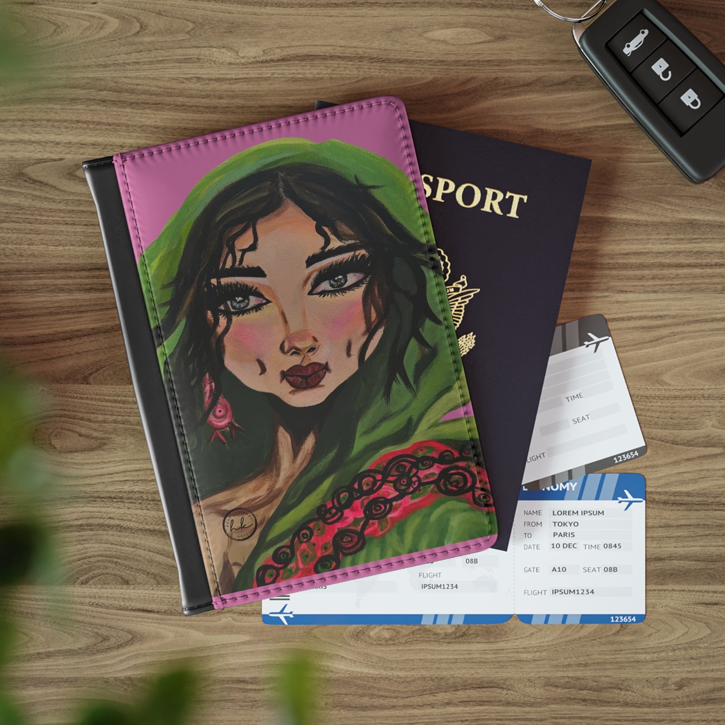 Passport Cover with "Sultana" Artwork