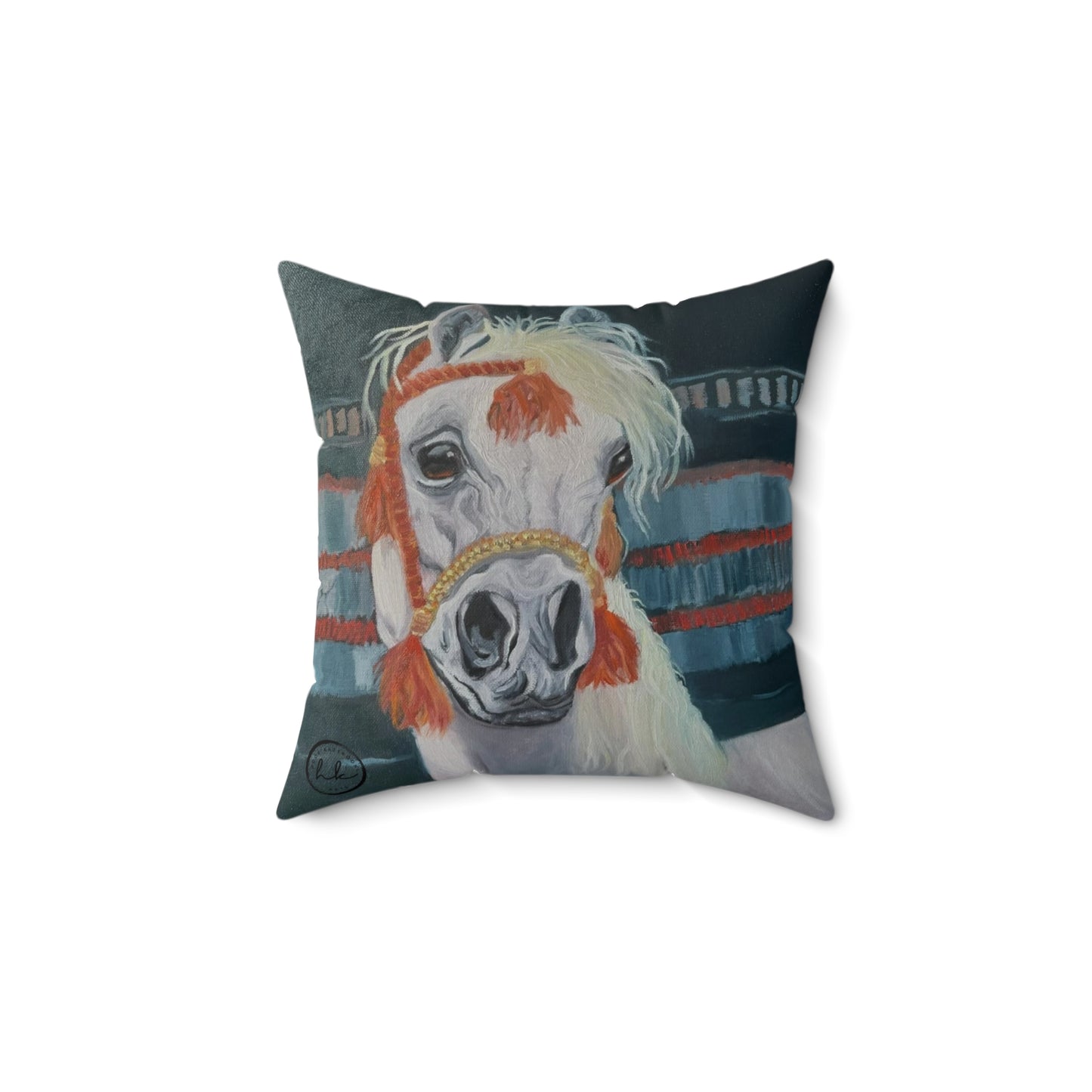 "Al-Mahra" Artwork Square Pillow