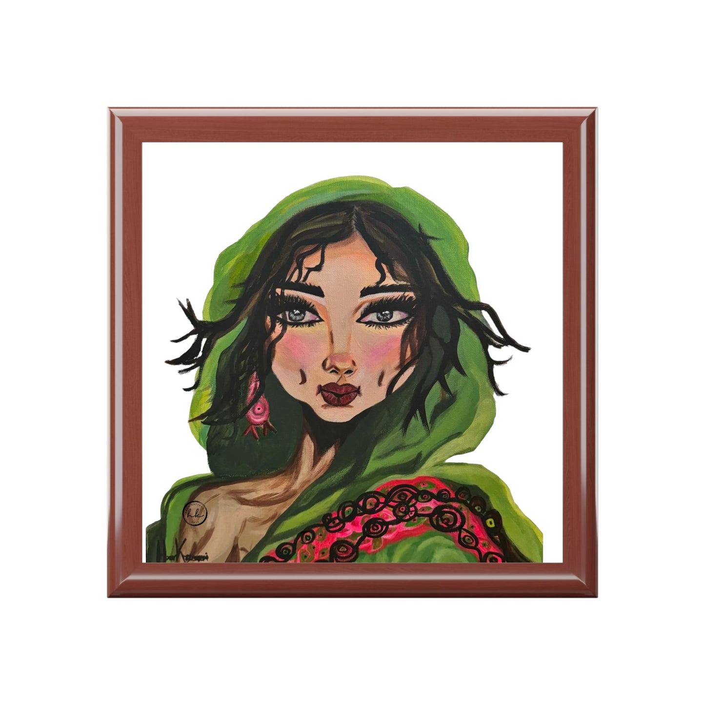 "Sultana" Artwork Jewelry Box