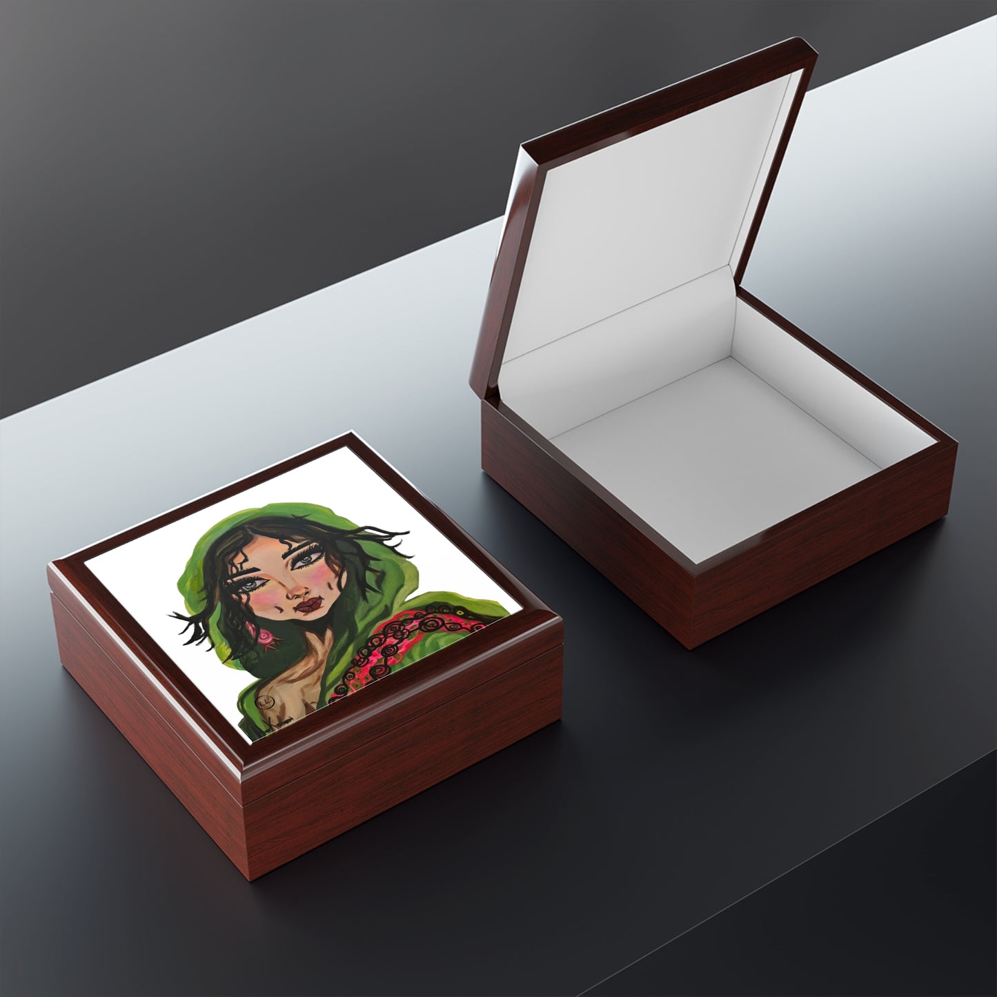"Sultana" Artwork Jewelry Box