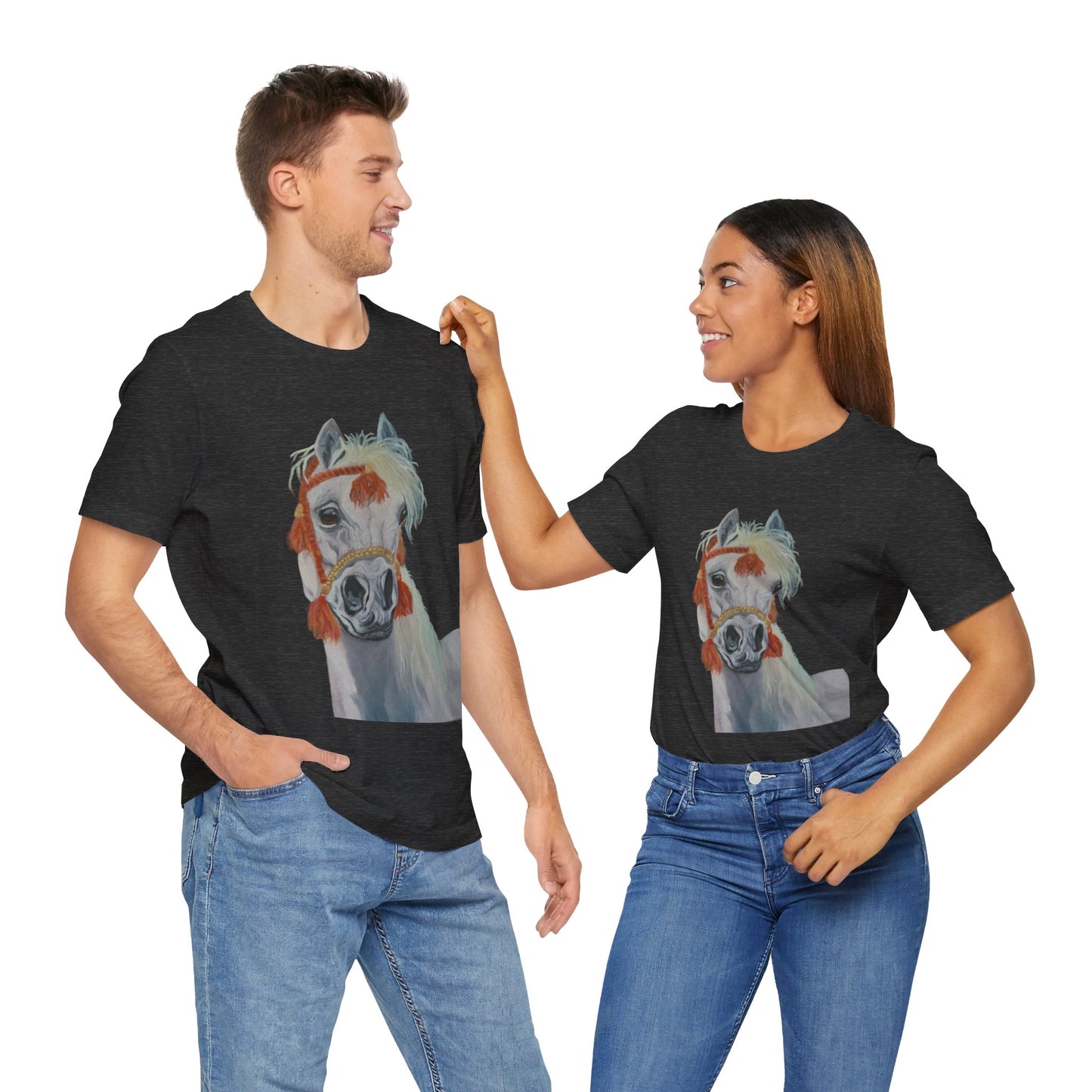 Unisex Jersey Short Sleeve Tee with "Al-Mahra" Artwork