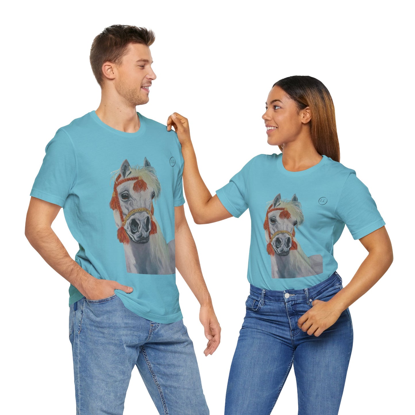 Unisex Jersey Short Sleeve Tee with "Al-Mahra" Artwork