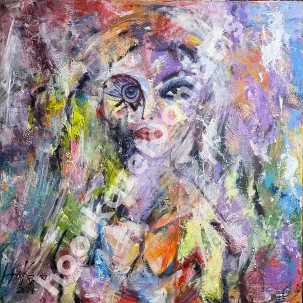 The Chaos & Beauty Intertwined Painting