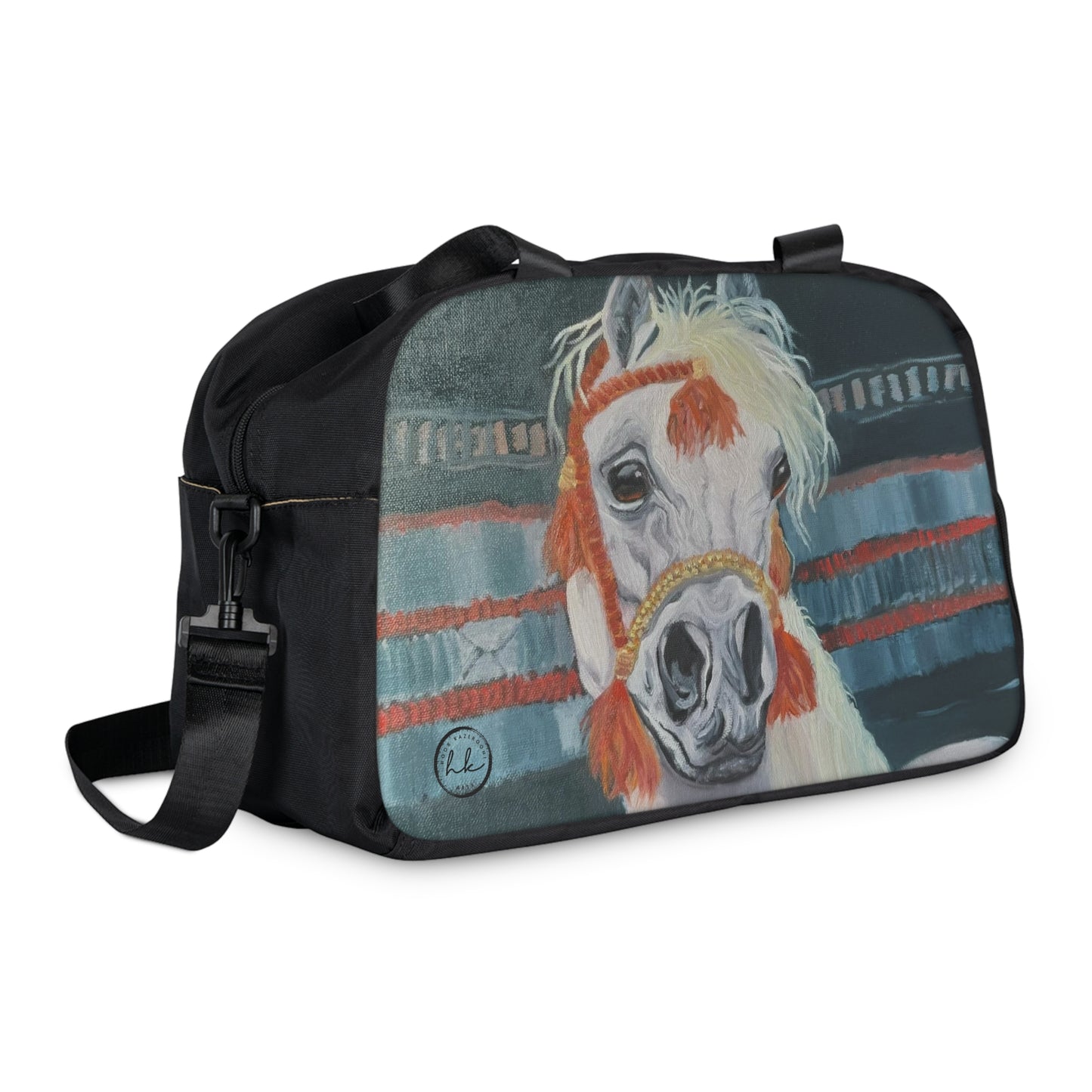 Fitness Handbag with "Al-Mahra" Artwork